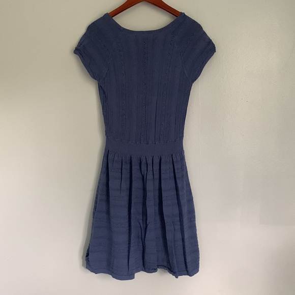 EUC Athleta Downtown Fine Knit Lined Cotton Cashmere Short Sleeve Sweater Dress - Picture 7 of 7